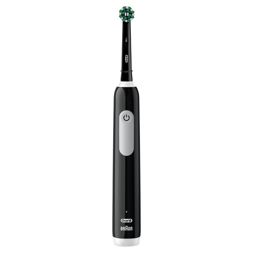 Oral-B Pro 1000 Rechargeable Electric Toothbrush Black Removes 100% More Plaque