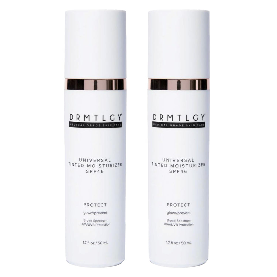 DRMTLGY Universal Tinted Moisturizer SPF 46 with Hyaluronic Acid and Broad Spectrum UV Protection
