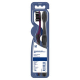 Oral-B 3D White Charcoal Manual Toothbrush Medium Bristles 2-Pack Teeth Whitening Adults
