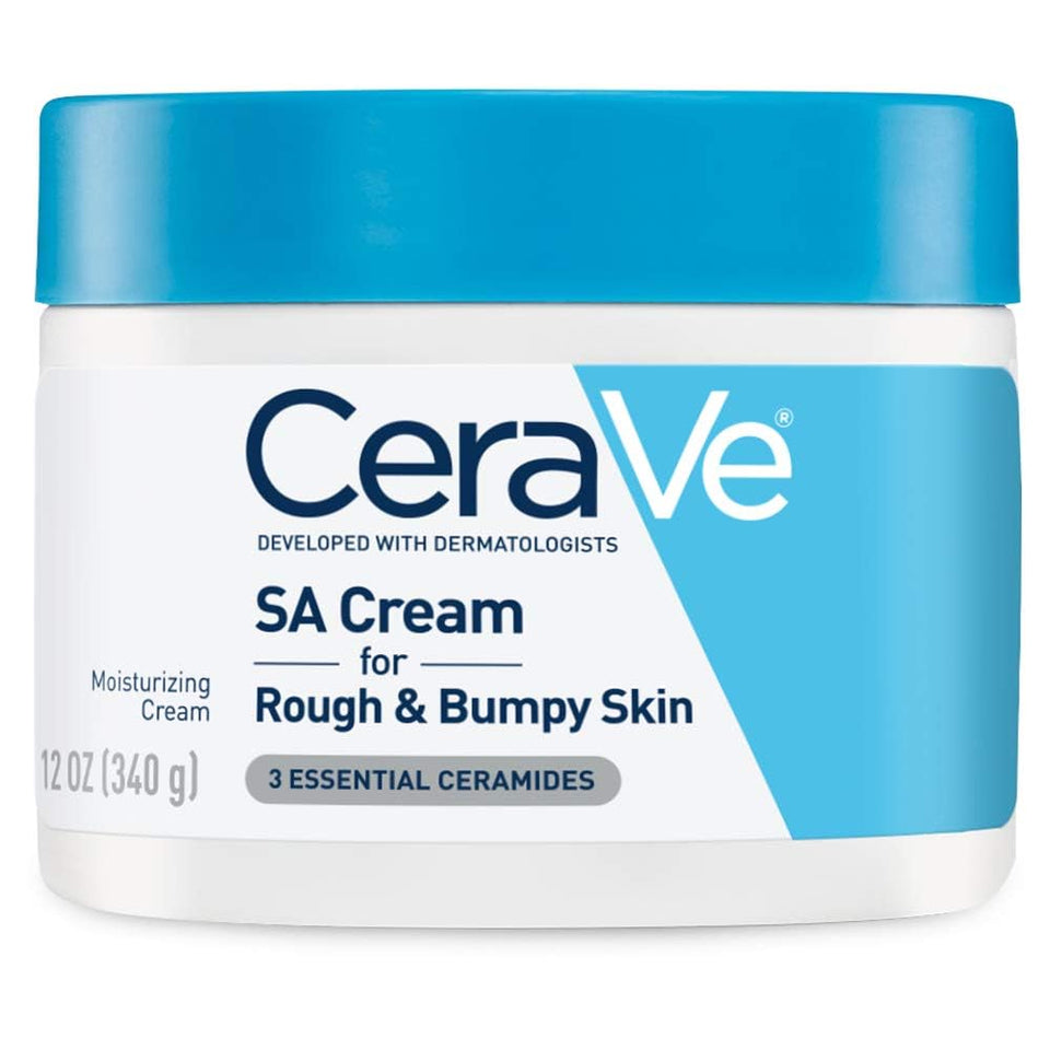 CeraVe SA Moisturizing Cream with Lactic Acid Hyaluronic Acid & Ceramides Fragrance Free 12 Oz