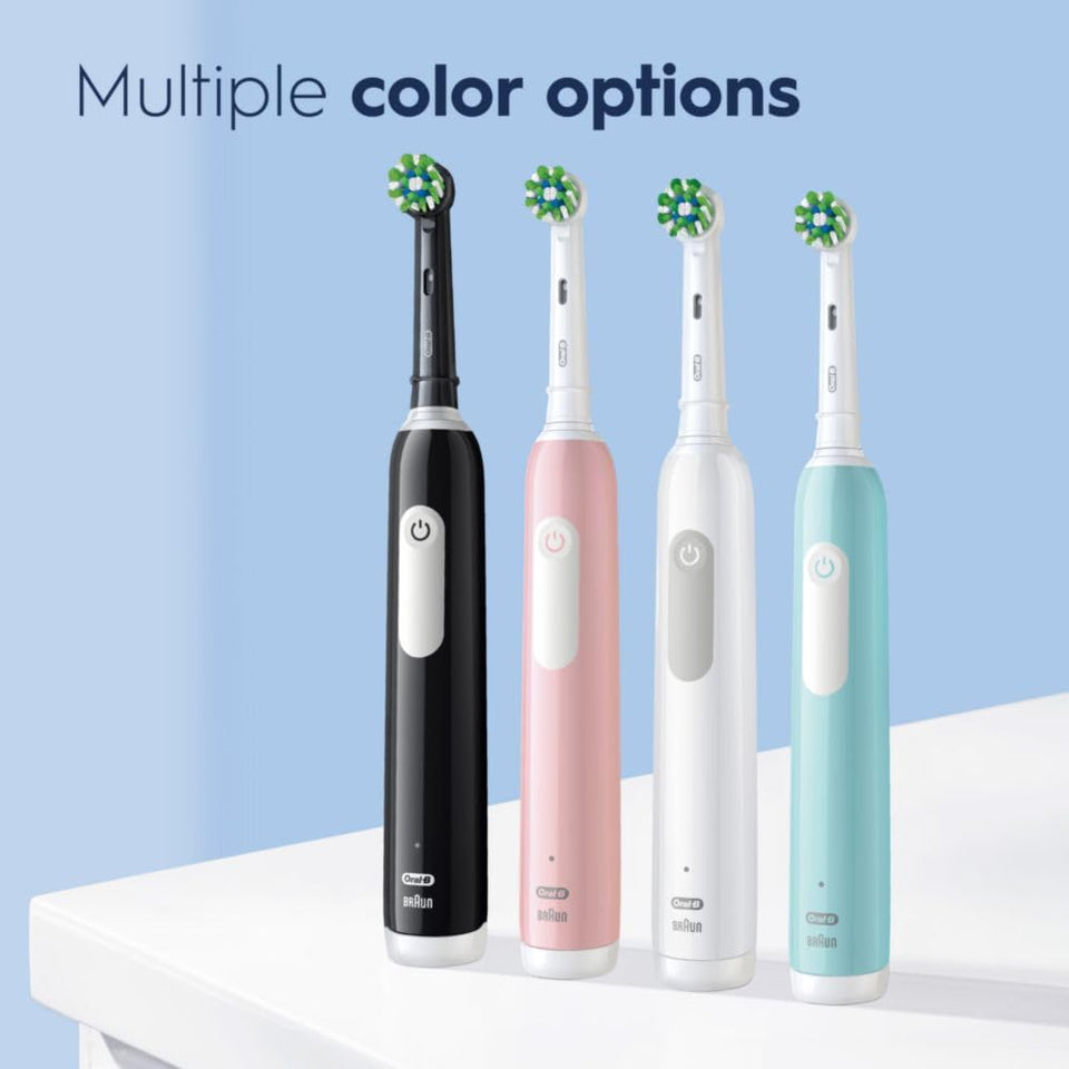 Oral-B Pro 1000 Rechargeable Electric Toothbrush Black Removes 100% More Plaque
