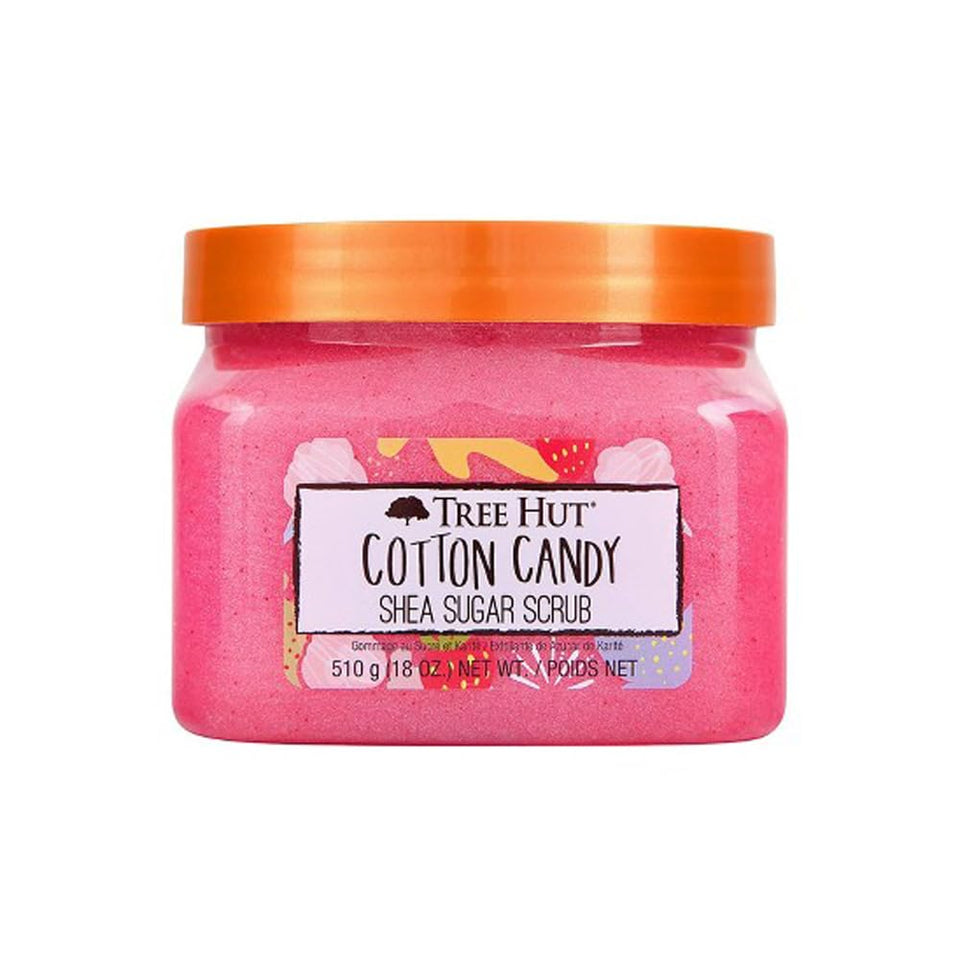 Tree Hut Vanilla Body Scrub with Shea Butter & Essential Oils Hydrating Sugar Exfoliator 18 Oz