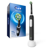 Oral-B Pro 1000 rechargeable electric toothbrush black removes 100 percent more plaque - BuyO
