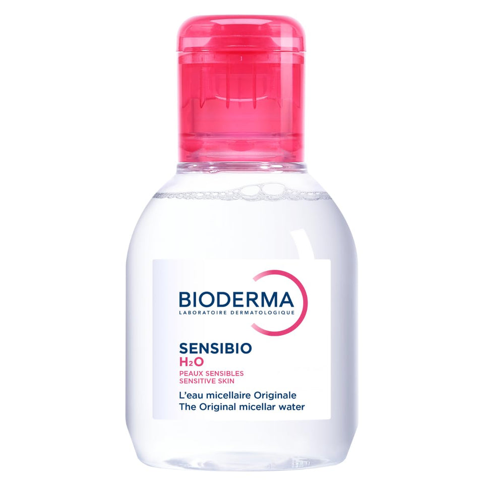 Bioderma Sensibio H2O Micellar Water Makeup Remover and Gentle Face Cleanser for Sensitive Skin