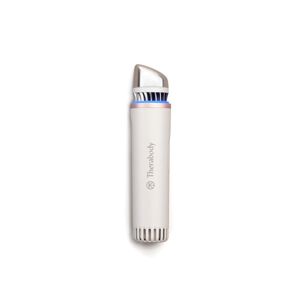 Therabody TheraFace depuffing wand cold heat eye massager dark circles radiance white - BuyO