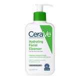 CeraVe Hydrating Facial Cleanser, Moisturizing Face Wash For Dry Skin, Hyaluronic Acid + Ceramides + Glycerin, Hydrating Cleanser For Normal To Dry Skin, National Eczema Association Certified, 19 Oz