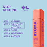 BYOMA Hydrating Milky Toner for Face with Barrier Repair & Deep Moisture 5.07 Fl Oz