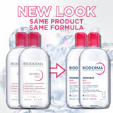 Bioderma Sensibio H2O Micellar Water Makeup Remover and Gentle Face Cleanser for Sensitive Skin
