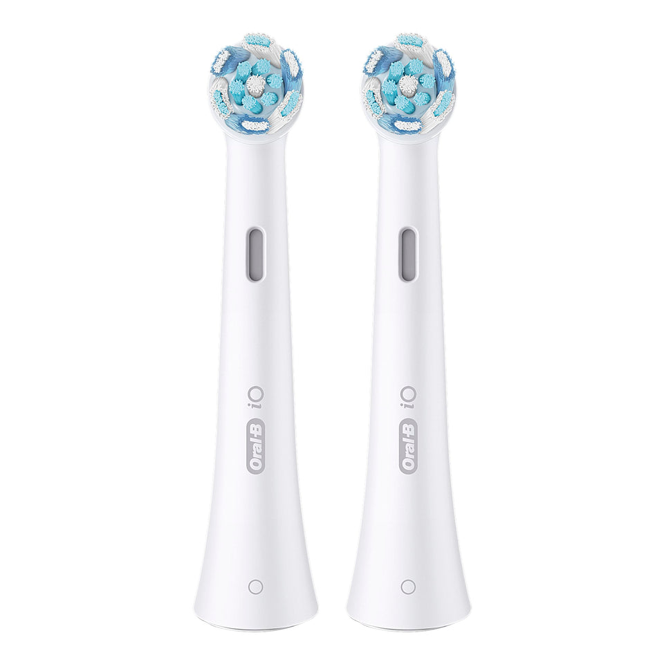 Oral-B iO Series Ultimate Clean Replacement Brush Heads 2 Count White Electric Toothbrush