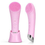 PRITECH Facial Cleansing Brush with Silicone Face Scrubber and Heat Massage for Deep Skin Cleaning