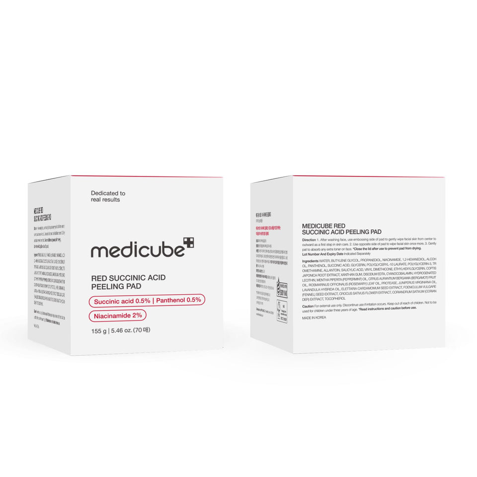 medicube Dual Textured Toner Pads with AHA BHA for Clearer Smoother and Refined Looking Skin