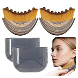 Lymphatic Contour Face Brush for Sculpting and Anti Puffiness Massage with Skin Glow Enhancement