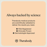 Therabody TheraFace Depuffing Wand Cold Heat Skincare Eye Massager Dark Circles Radiance White