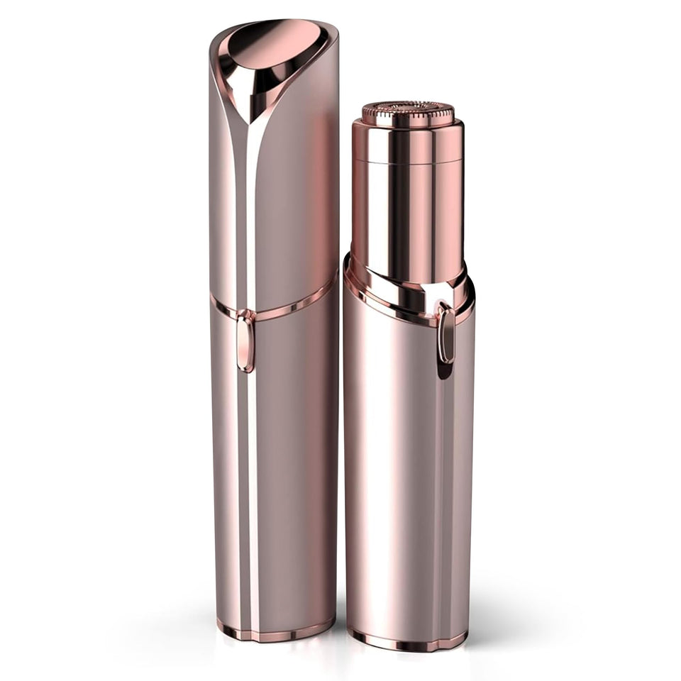 EVIEY painless facial hair remover women electric face shaver peach fuzz LED rose gold - BuyO