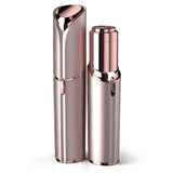 Women Facial Hair Remover Electric Face Shaver for Smooth Peach Fuzz and Lip Hair Removal Rose Gold