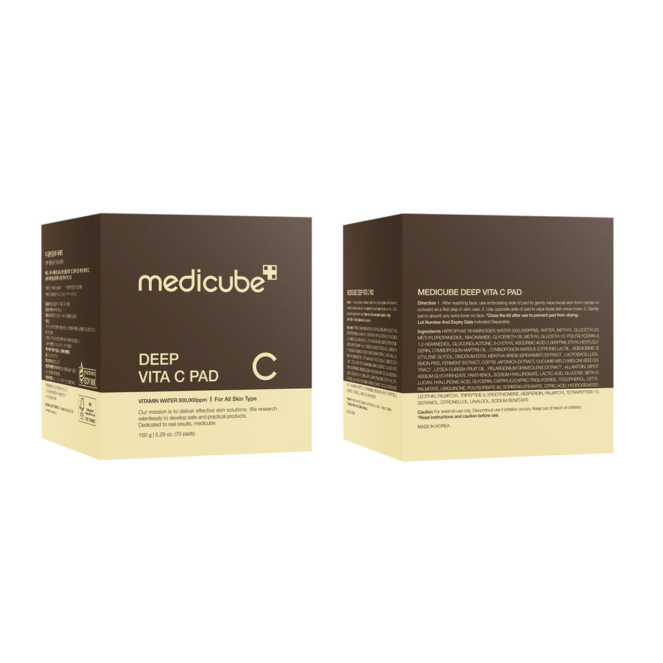 medicube Dual Textured Toner Pads with AHA BHA for Clearer Smoother and Refined Looking Skin