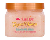 Tree Hut Vanilla Body Scrub with Shea Butter & Essential Oils Hydrating Sugar Exfoliator 18 Oz