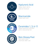 CeraVe Hydrating Toner for Face with Hyaluronic Acid Niacinamide & Ceramides Fragrance Free 6.8 Oz