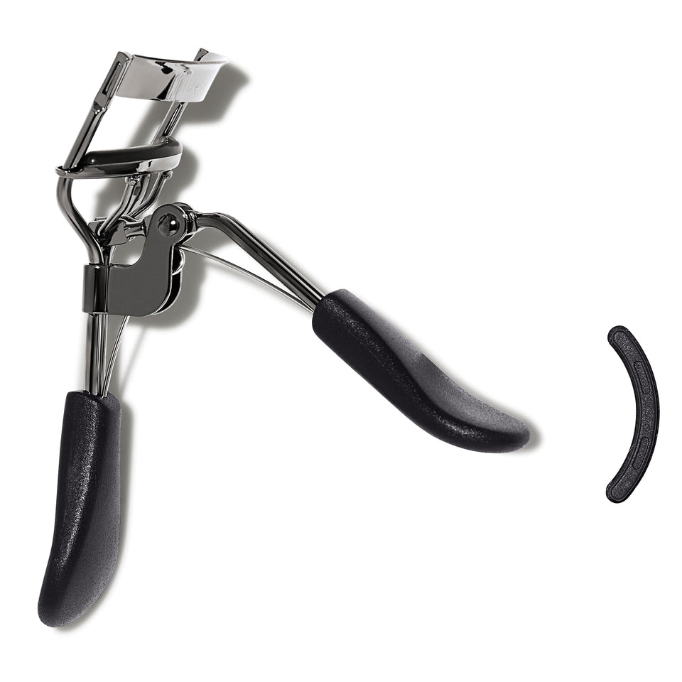 e.l.f. Pro Stainless Steel Eyelash Curler Long-Lasting Natural Curl All Eye Shapes with Replacement Pad