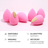 AOA Studio Makeup Sponge Set Latex Free Wonder Blenders for Liquid Cream and Powder Makeup