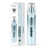 Professional Ear and Nose Hair Trimmer with Waterproof Dual Edge Blades for Men and Women Pink