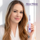 Michael Todd Beauty Sonicsmooth Dermaplaning Razor Women Face Eyebrow Trimmer Peach Fuzz Remover 8 Weeks Blades Lavender