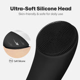 PRITECH Facial Cleansing Brush with Silicone Face Scrubber and Heat Massage for Deep Skin Cleaning