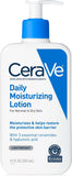 CeraVe Daily Moisturizing Lotion for Dry Skin with Hyaluronic Acid & Ceramides 12 Oz