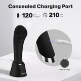 PRITECH Facial Cleansing Brush with Silicone Face Scrubber and Heat Massage for Deep Skin Cleaning