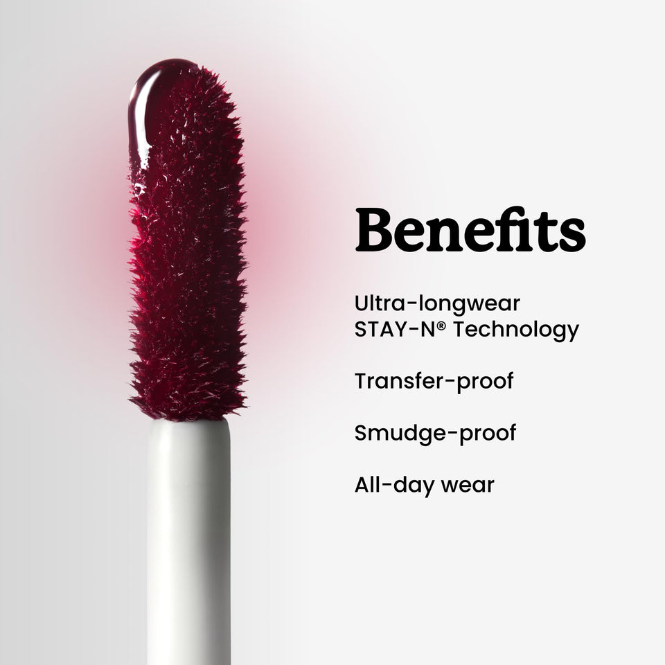Sacheu Transfer Proof Matte Lip Tint with Vitamin E for Vibrant Long Lasting Lip Color P INKED