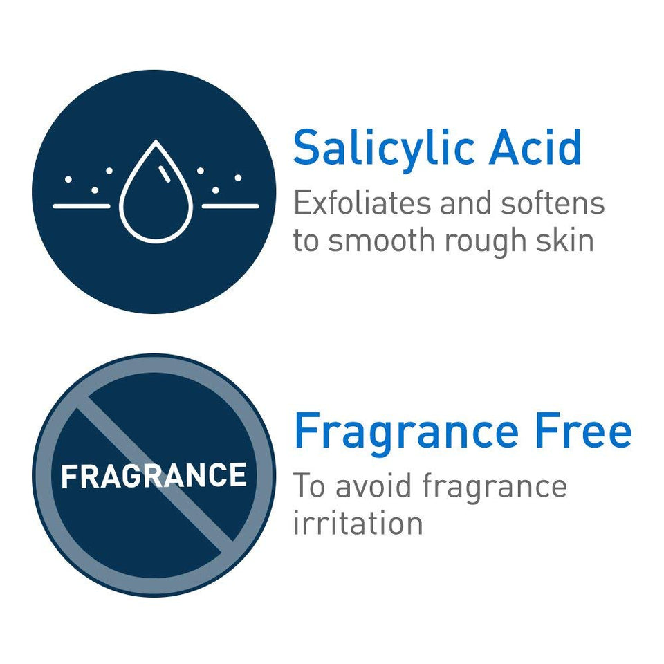 CeraVe SA Moisturizing Cream with Lactic Acid Hyaluronic Acid & Ceramides Fragrance Free 12 Oz
