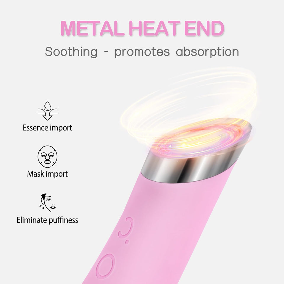 PRITECH Facial Cleansing Brush with Silicone Face Scrubber and Heat Massage for Deep Skin Cleaning