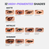 Wonderskin 1440 Longwear Eyeliner Pencil Deep Black Waterproof Formula for Lasting Eye Makeup