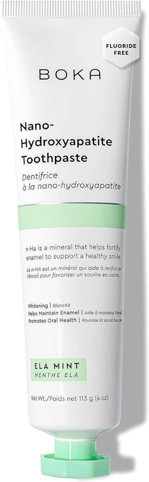 Boka Nano Hydroxyapatite Toothpaste Fluoride Free Formula for Sensitive Teeth and Oral Health