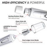 Professional Ear and Nose Hair Trimmer with Waterproof Dual Edge Blades for Men and Women Pink