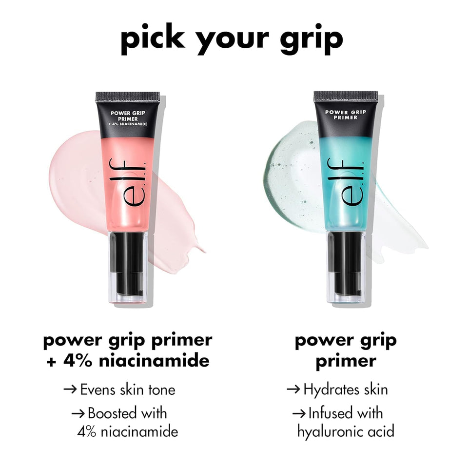 e.l.f. Power Grip Primer Gel Based Hydrating Face Primer for Long Lasting Makeup and Smooth Skin