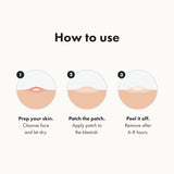 Mighty Patch Original Acne Pimple Patches by Hero Cosmetics Hydrocolloid Spot Stickers 36 Count