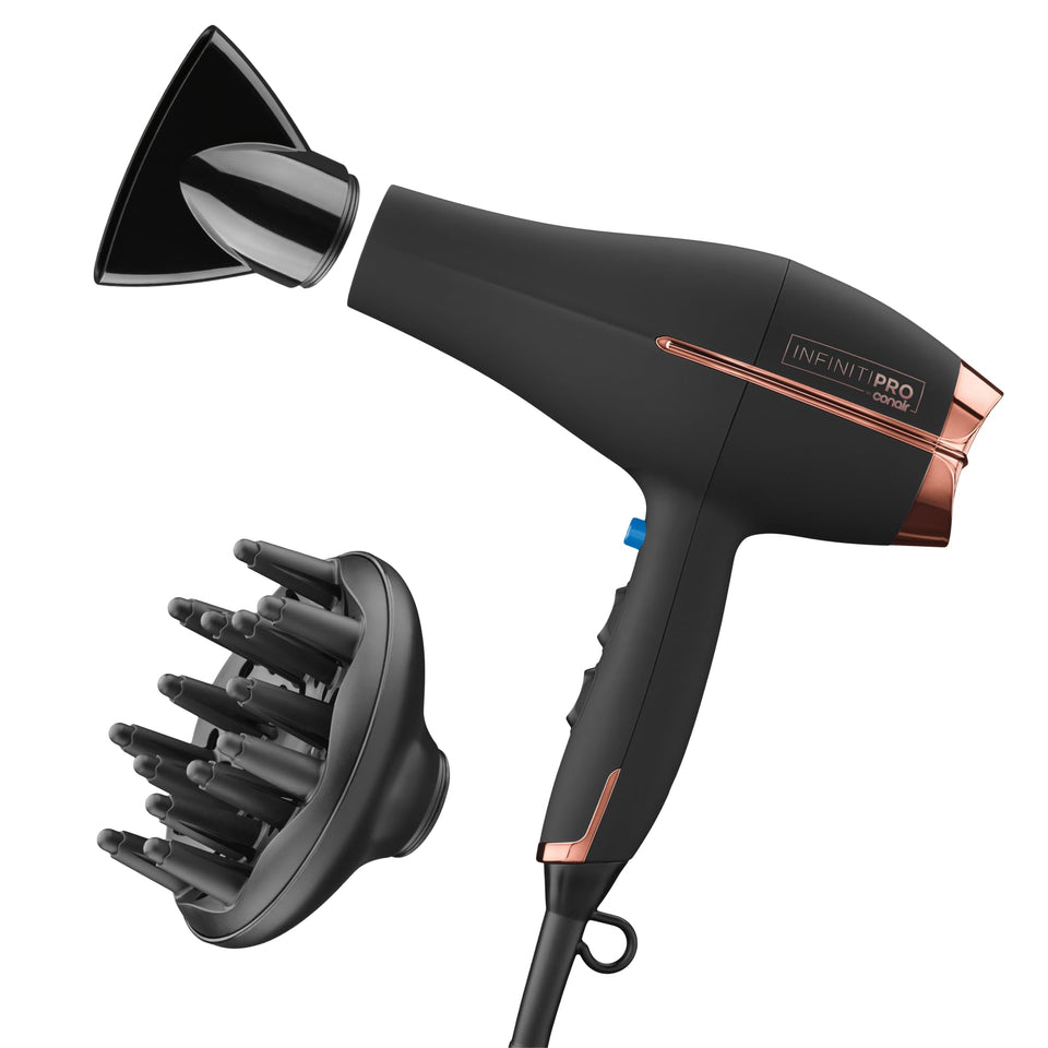 InfinitiPRO Conair AC motor professional ionic ceramic hair dryer diffuser concentrator - BuyO