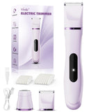 Virelle waterproof electric foil shaver bikini trimmer women ceramic Type-C purple - BuyO