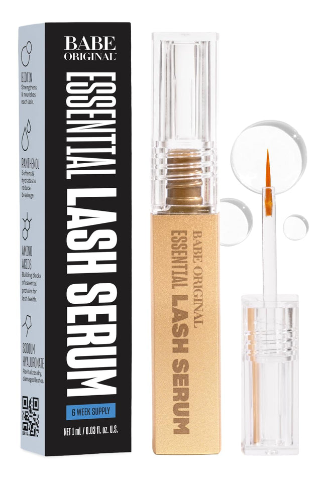 Babe Original Lash Serum for Fuller Longer Looking Eyelashes and Healthier Lash Appearance