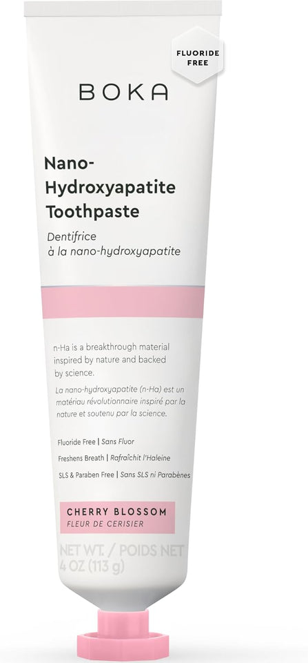 Boka Nano Hydroxyapatite Toothpaste Fluoride Free Formula for Sensitive Teeth and Oral Health