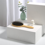 BESTOOL Boar Bristle Hair Brush Natural Bamboo Cushion Paddle Anti-Static for Women Men Kids