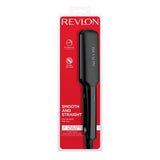 REVLON 2 Inch Ceramic Flat Iron Fast Heating Hair Straightener Smooth Results Travel Friendly Black