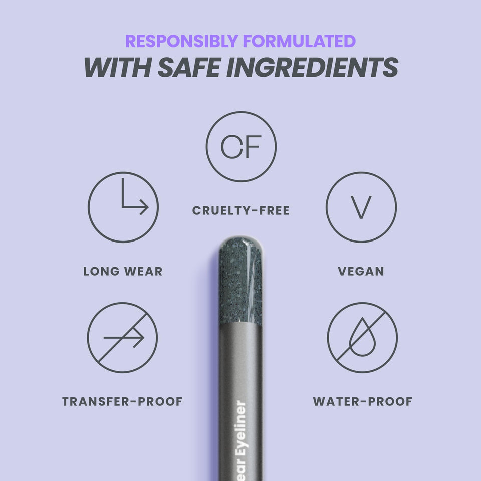 Wonderskin 1440 Longwear Eyeliner Pencil Deep Black Waterproof Formula for Lasting Eye Makeup