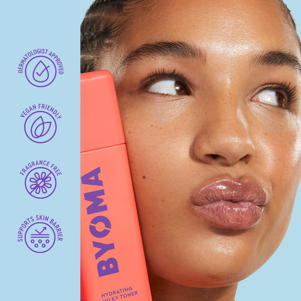 BYOMA Hydrating Milky Toner for Face with Barrier Repair & Deep Moisture 5.07 Fl Oz