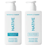 Native Coconut and Vanilla Shampoo and Conditioner Duo for All Hair Types with Clean Ingredients