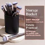 BS MALL Makeup Brush Set 18 Piece Professional Cosmetic Brushes with Black Case for Flawless Makeup