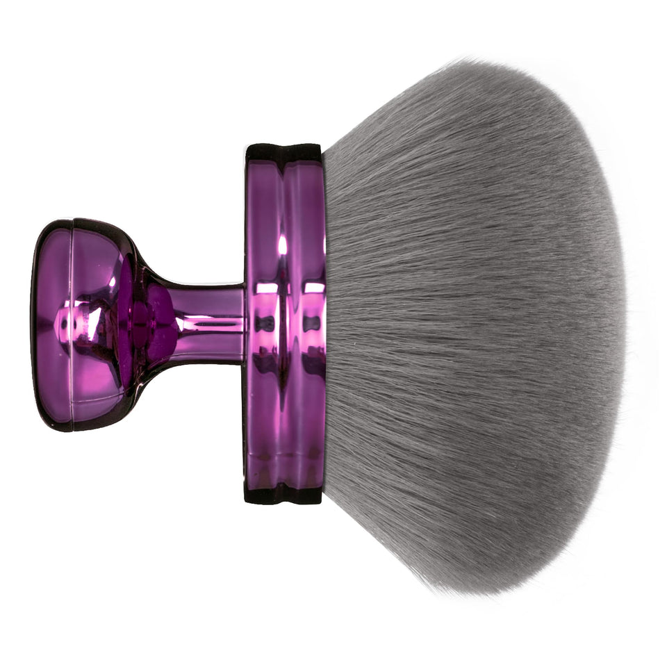 Blend and Blur extra large body kabuki brush 3.2 inch self tanner bronzer purple - BuyO
