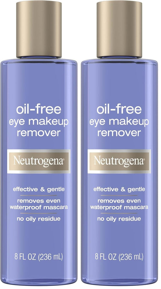 Neutrogena Gentle Oil Free Eye Makeup Remover for Sensitive Eyes and Waterproof Makeup Removal