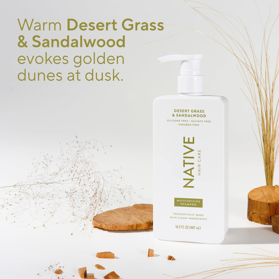Native Coconut and Vanilla Shampoo and Conditioner Duo for All Hair Types with Clean Ingredients